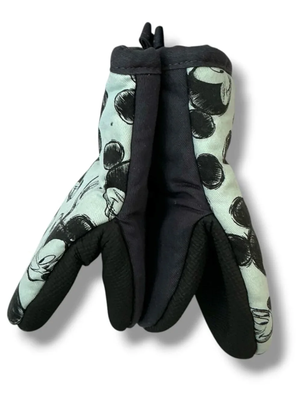 Disney Mickey Mouse Sketch Oven Mini Mitt 2 piece Set Green Black NEW